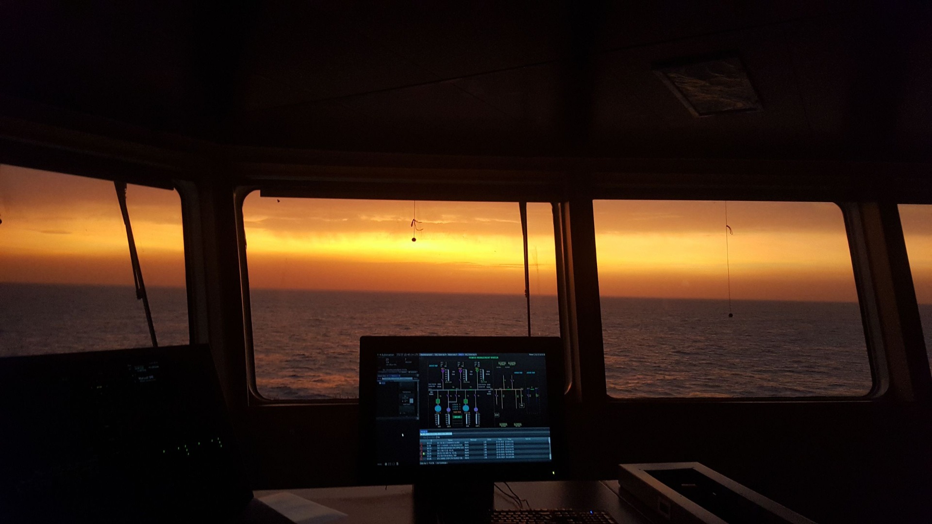Nice sunrise at sea